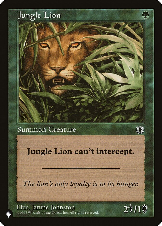 Jungle Lion (The List #POR-171)