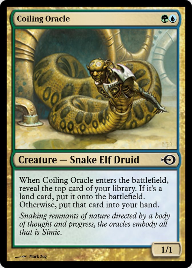 Coiling Oracle (Magic Online Promos #32587)