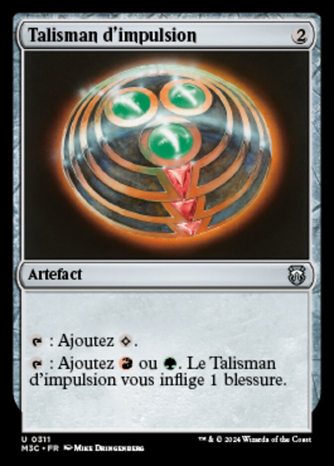 Talisman of Impulse (Modern Horizons 3 Commander #311)