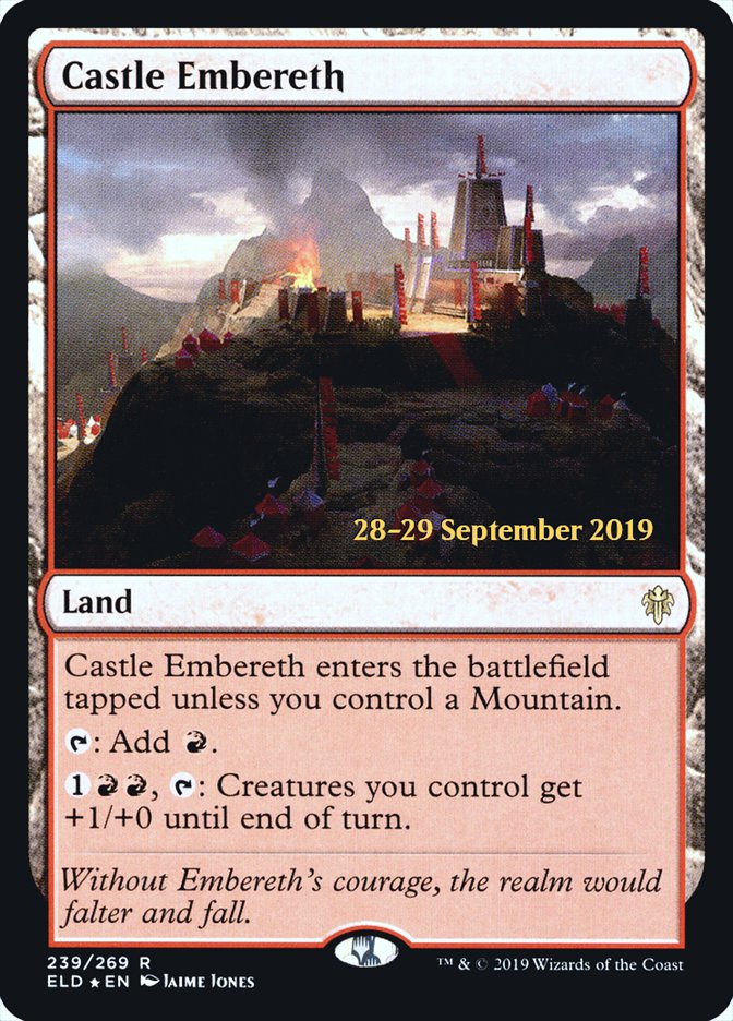 Castle Embereth (Throne of Eldraine Promos #239s)