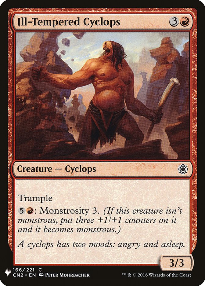 Ill-Tempered Cyclops (The List #CN2-166)