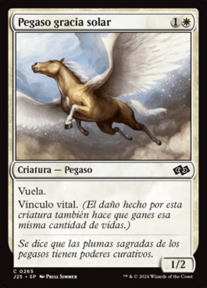 Pegaso gracia solar