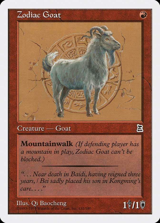 Zodiac Goat (Portal Three Kingdoms #132)