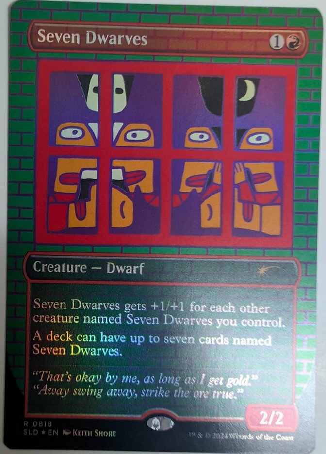 Seven Dwarves · Secret Lair Drop (SLD) #818 · Scryfall Magic