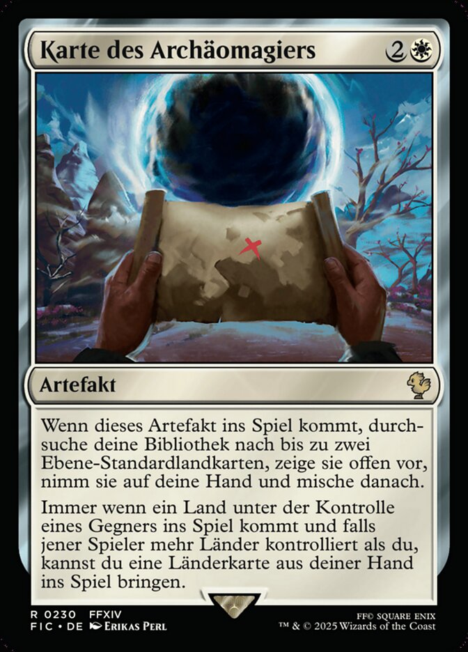 Karte des Archäomagiers