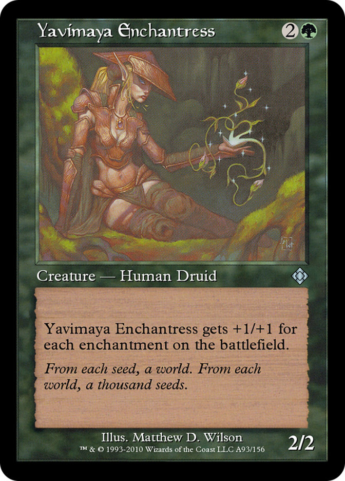 Yavimaya Enchantress (Magic Online Theme Decks #A93)