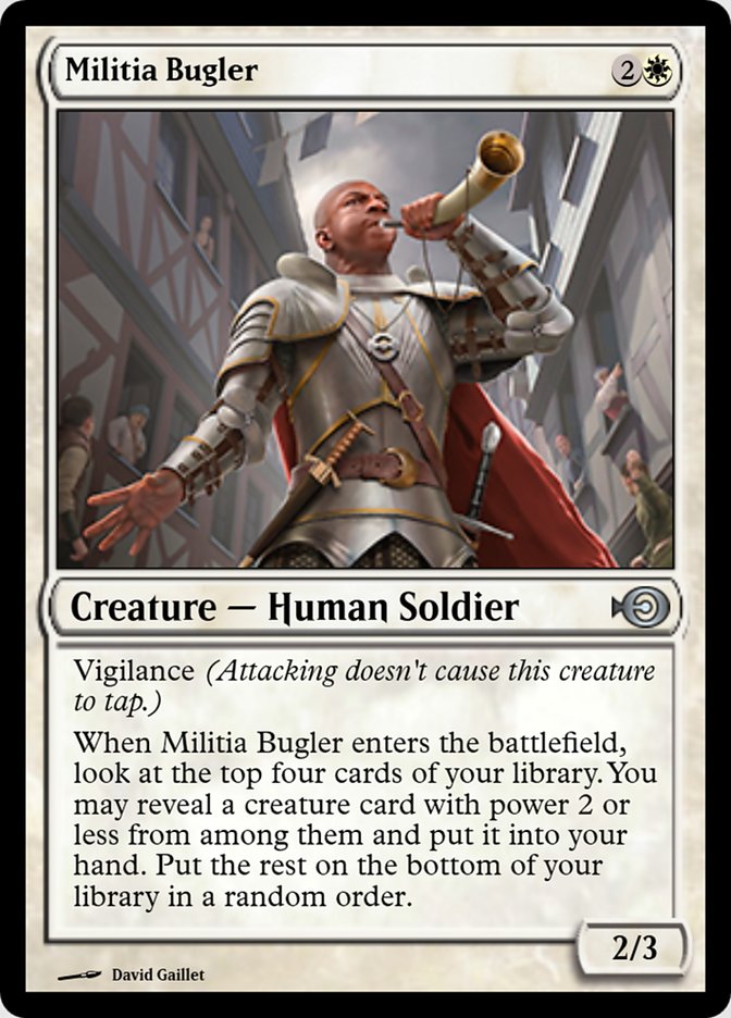 Militia Bugler (Magic Online Promos #69260)
