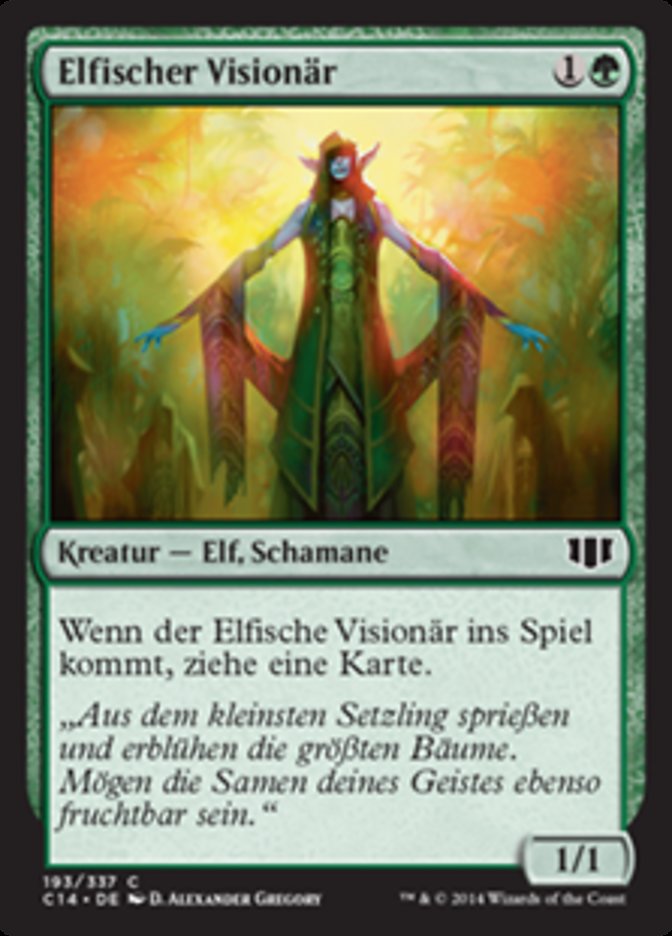 Elvish Visionary (Commander 2014 #193)