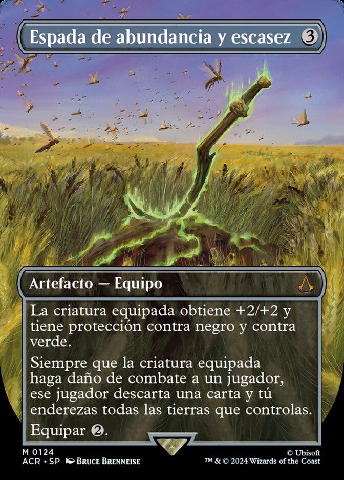 Espada de abundancia y escasez - Assassin's Creed - MTG Print