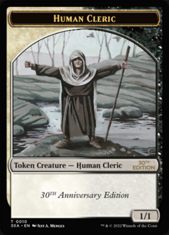 Human Cleric (30th Anniversary Tokens #10)