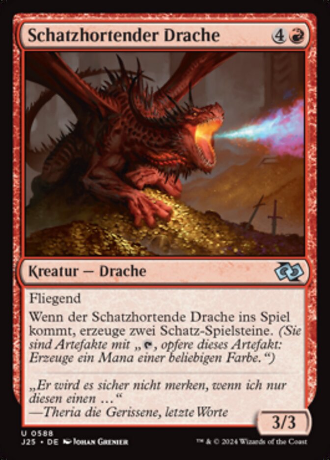 Schatzhortender Drache