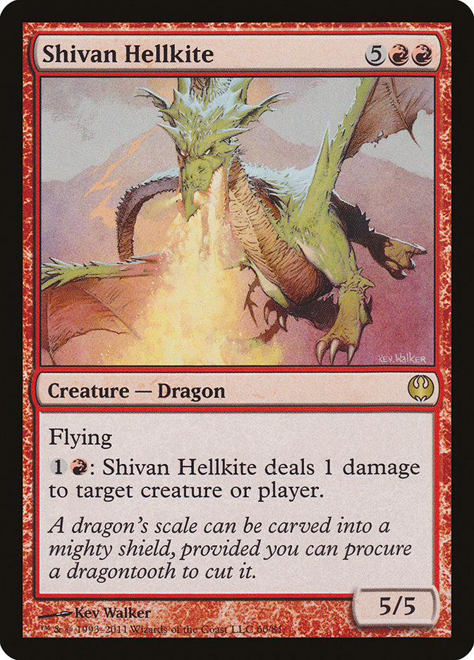 Shivan Hellkite (Duel Decks: Knights vs. Dragons #60)