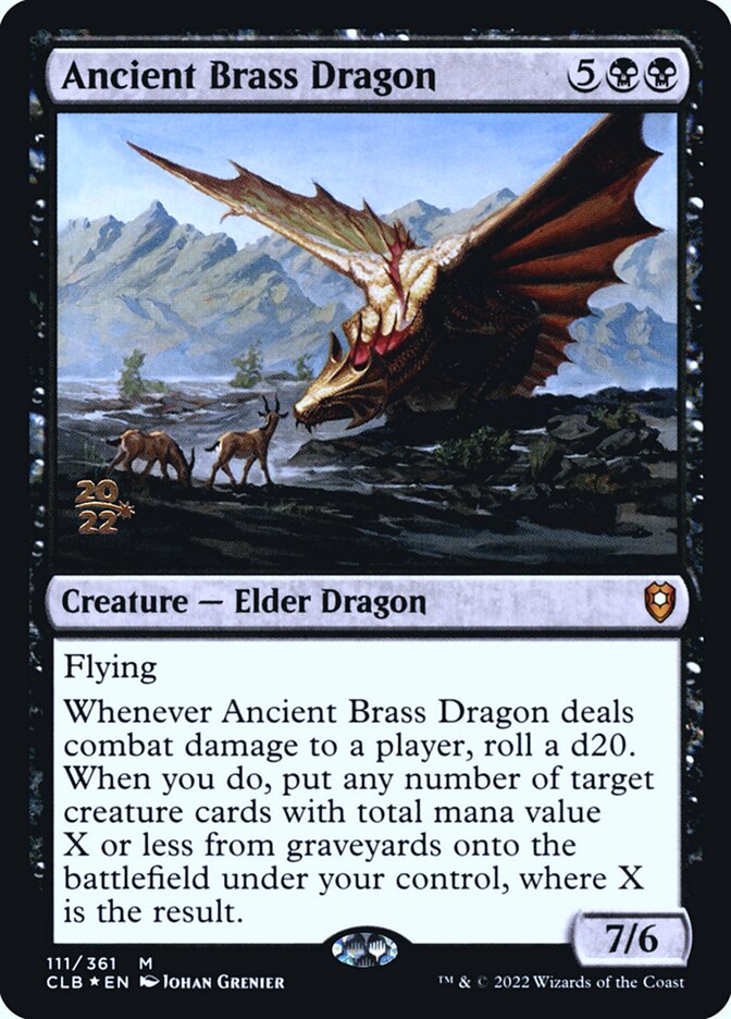 Ancient Brass Dragon (Battle for Baldur's Gate Promos #111s)