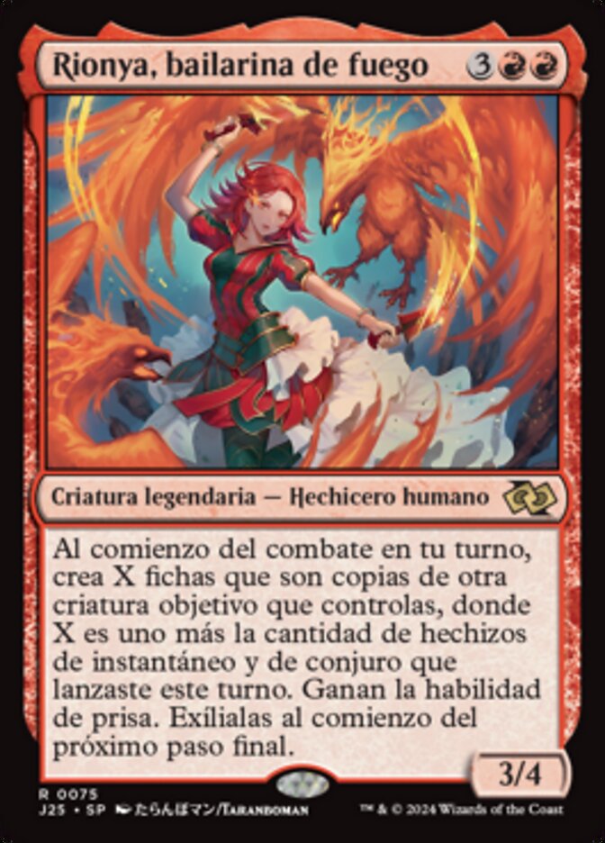 Rionya, bailarina de fuego