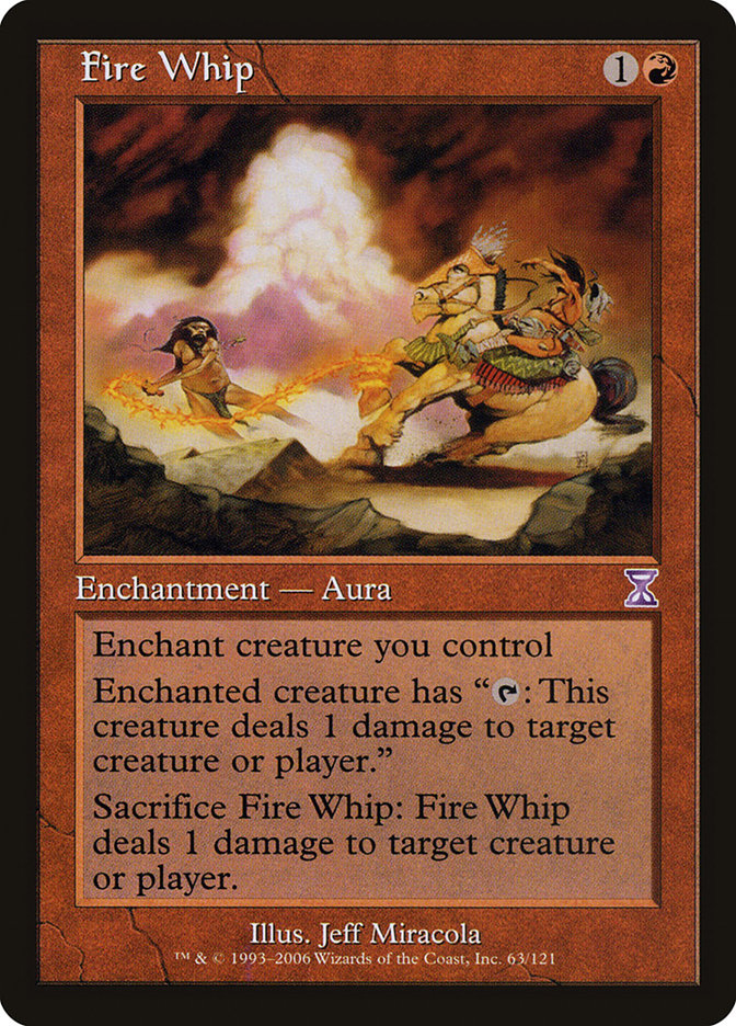 Fire Whip (Time Spiral Timeshifted #63)