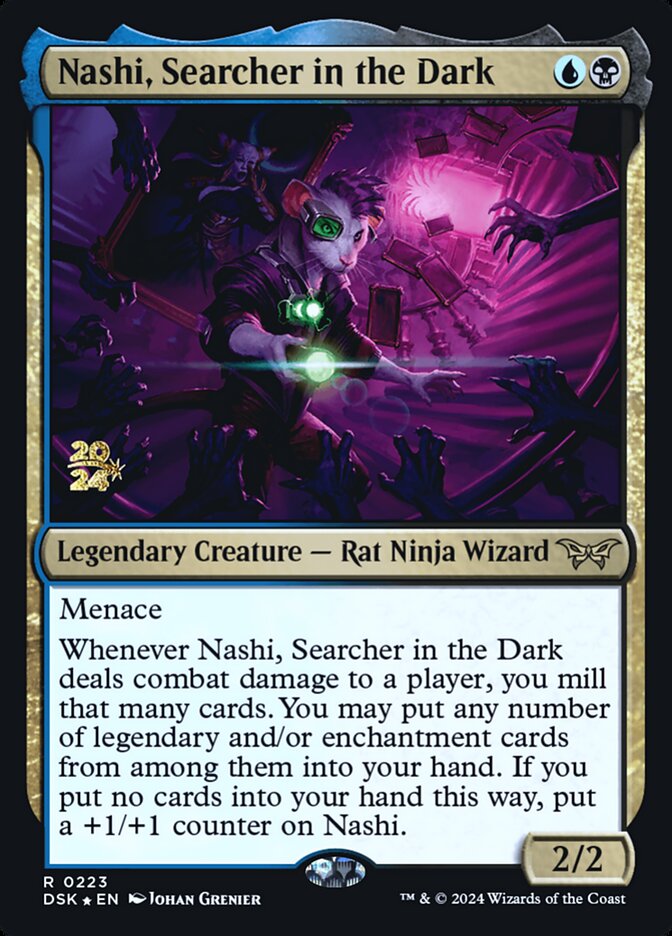 Nashi, Searcher in the Dark (Duskmourn: House of Horror Promos #223s)