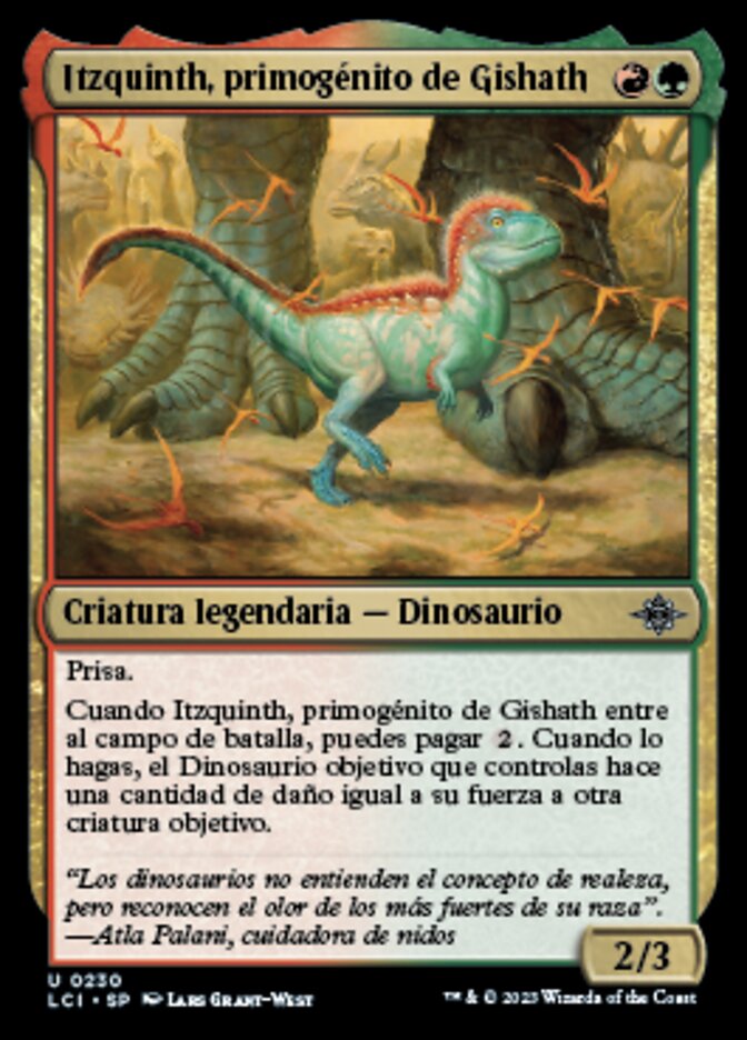 Itzquinth, Firstborn of Gishath (The Lost Caverns of Ixalan #230)
