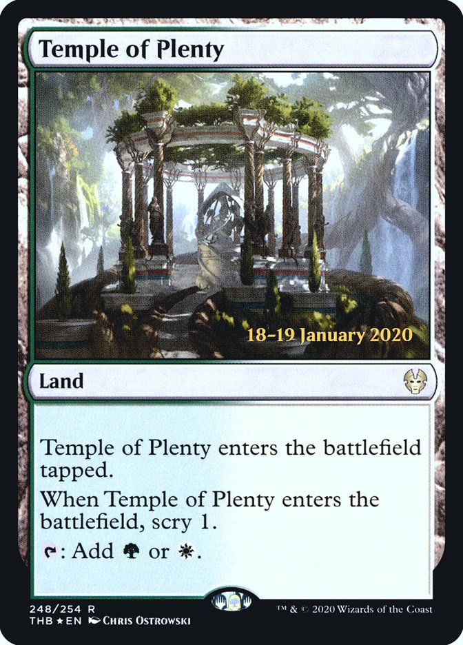 Temple of Plenty (Theros Beyond Death Promos #248s)