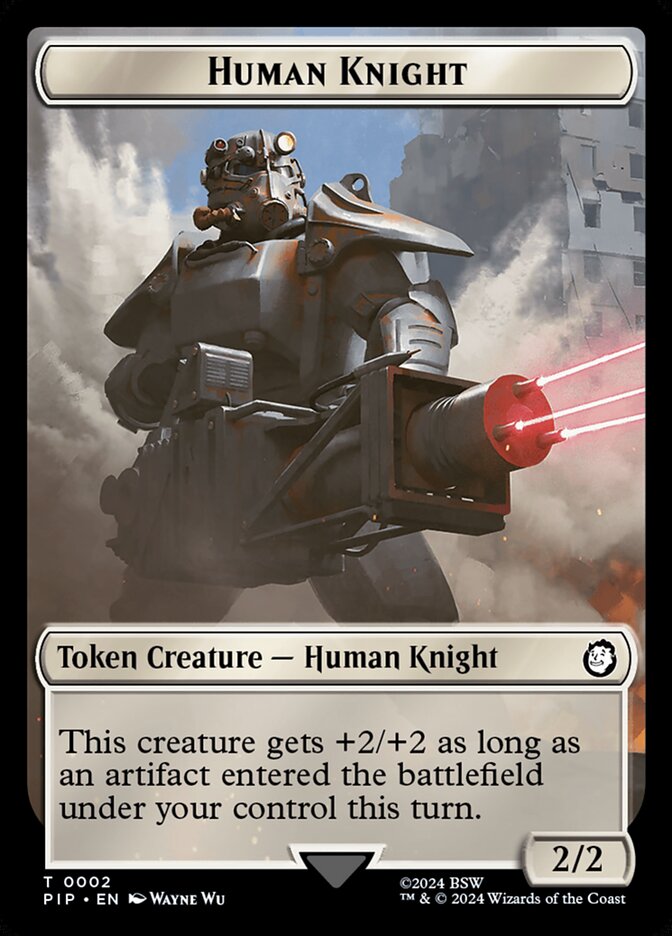 Human Knight (Fallout Tokens #2)