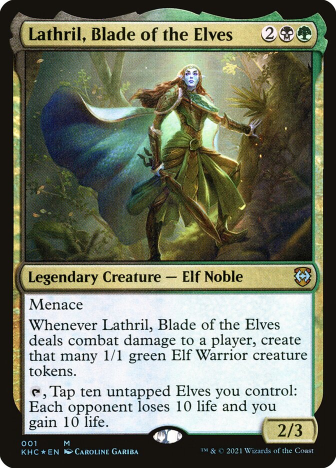 Lathril, Blade of the Elves (Kaldheim Commander #1)