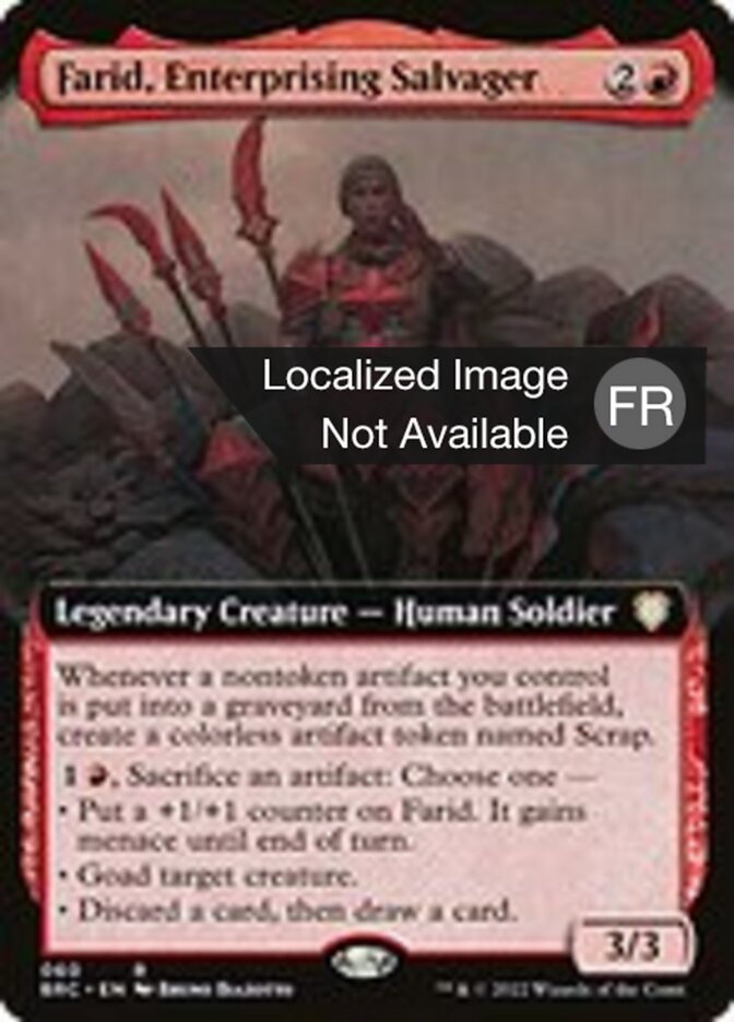 Farid, Enterprising Salvager (The Brothers' War Commander #60)