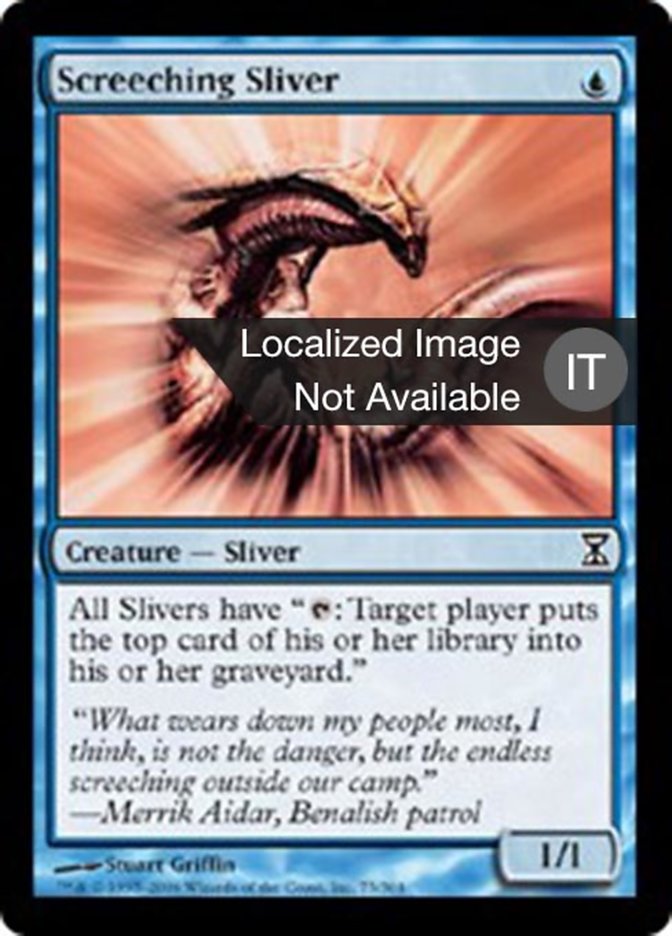 Screeching Sliver (Time Spiral #75)