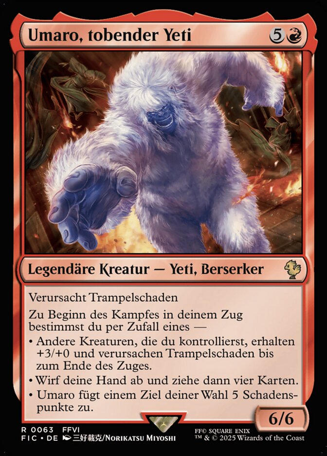 Umaro, tobender Yeti