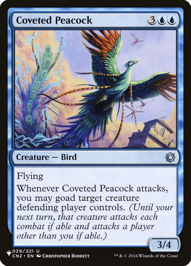 Coveted Peacock (The List #CN2-29)