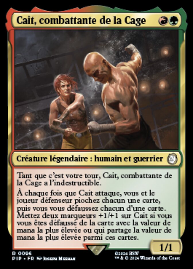 Cait, combattante de la Cage