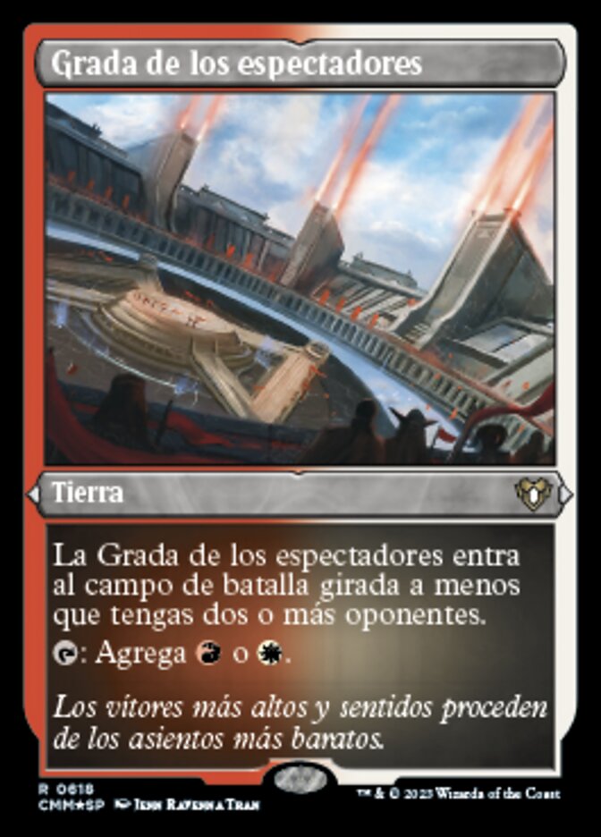 Grada de los espectadores