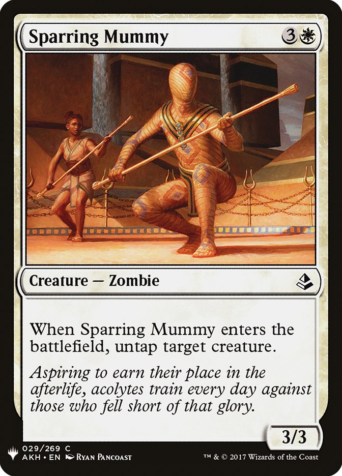 Sparring Mummy (The List #AKH-29)