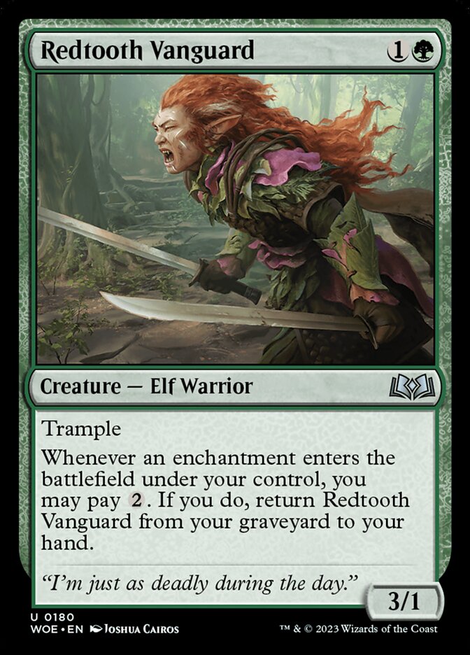 Redtooth Vanguard (Wilds of Eldraine #180)