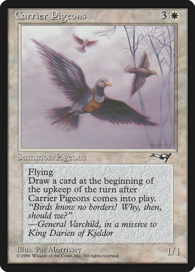 Carrier Pigeons (Alliances #1a)