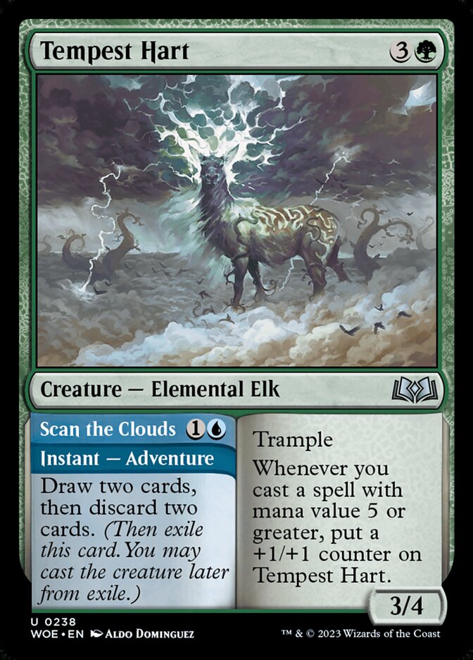 Tempest Hart // Scan the Clouds (Wilds of Eldraine #238)