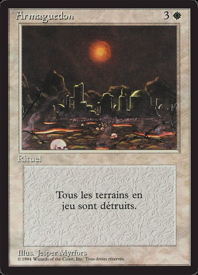 Armaguedon (Armageddon) · Foreign Black Border (FBB) #2 · Scryfall Magic  The Gathering Search