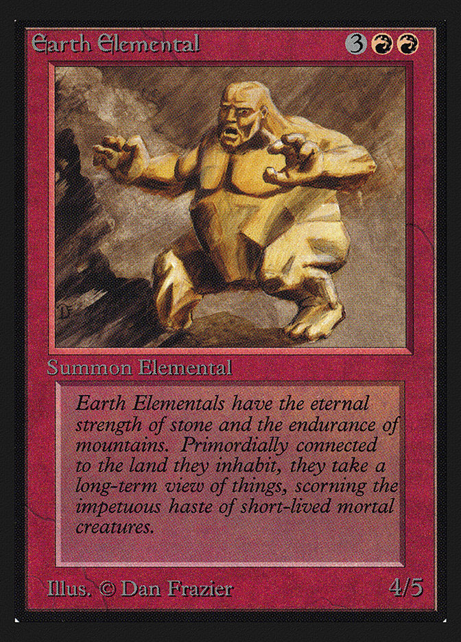 Earth Elemental (Intl. Collectors' Edition #145)