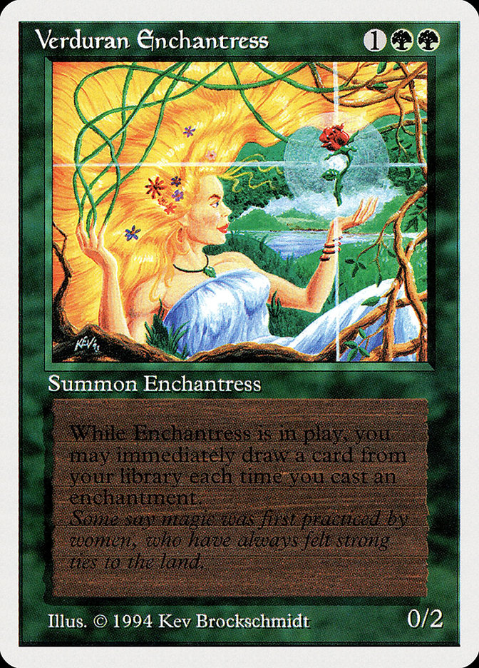 Verduran Enchantress (Summer Magic / Edgar #223)
