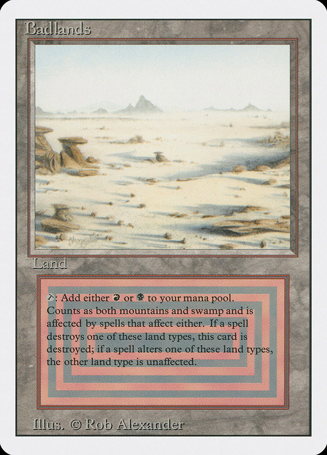 Badlands - Revised Edition - Magic: The Gathering