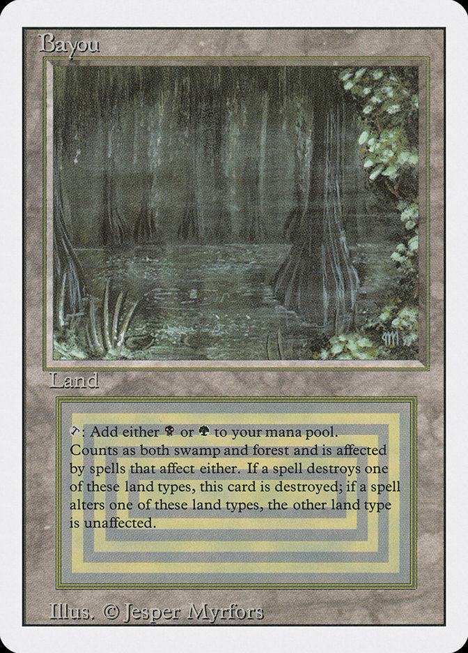 MTG Bayou 3ED EN-