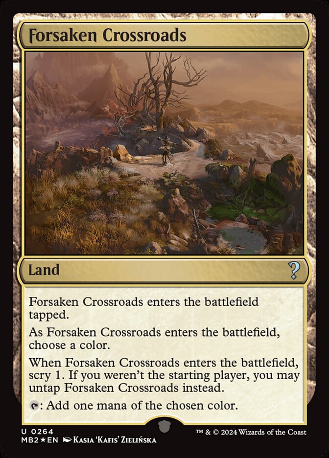 Forsaken Crossroads (Mystery Booster 2 #264)