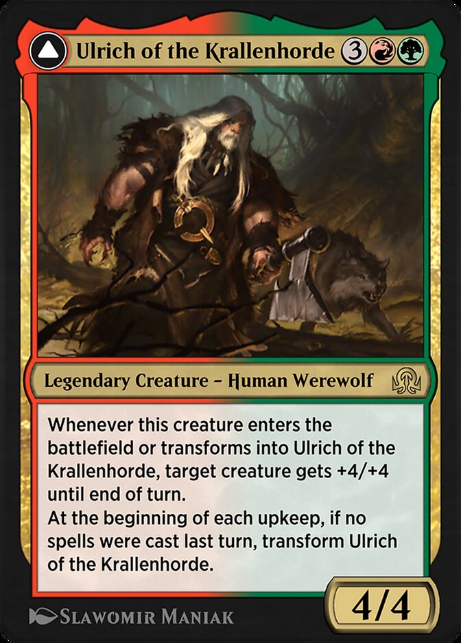 Ulrich of the Krallenhorde // Ulrich, Uncontested Alpha (Shadows over Innistrad Remastered #246)
