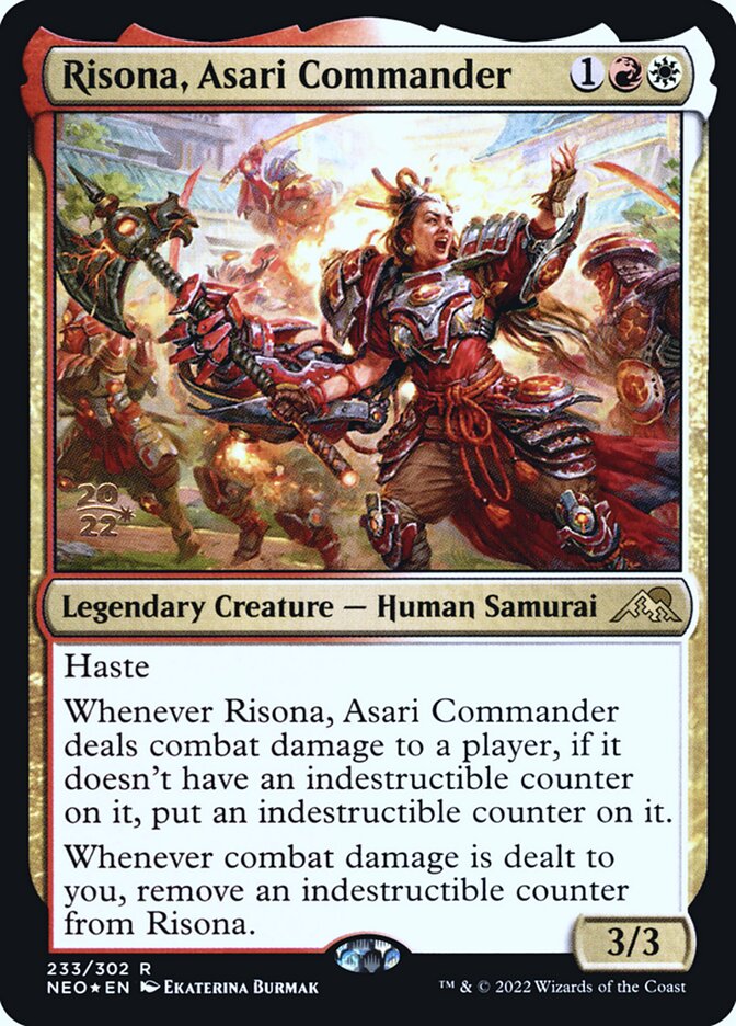 Risona, Asari Commander (Kamigawa: Neon Dynasty Promos #233s)