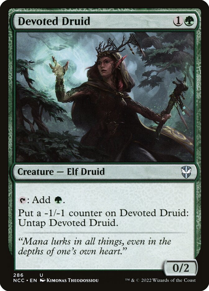 Devoted Druid (New Capenna Commander #286)