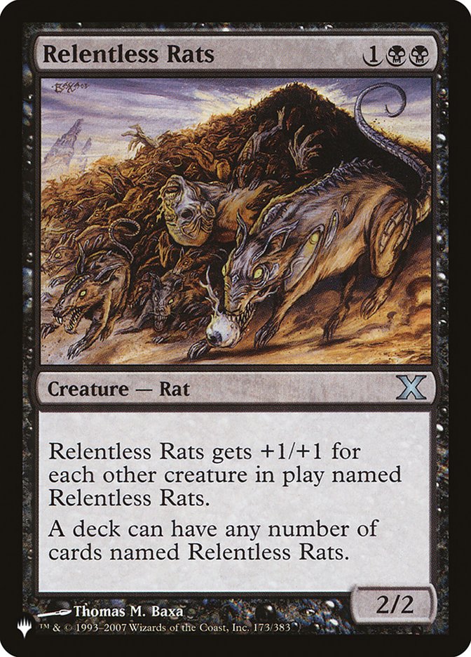 Relentless Rats (The List #10E-173)