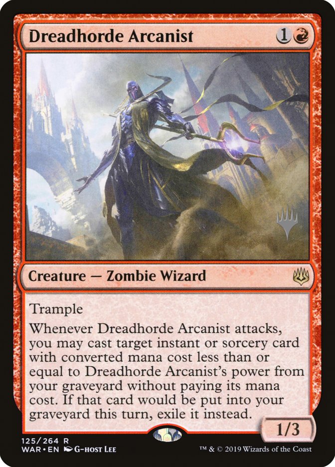 Dreadhorde Arcanist (War of the Spark Promos #125p)