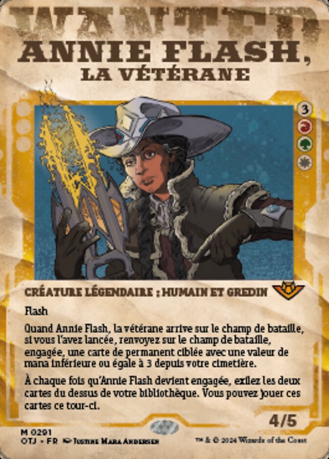 Annie Flash, la vétérane