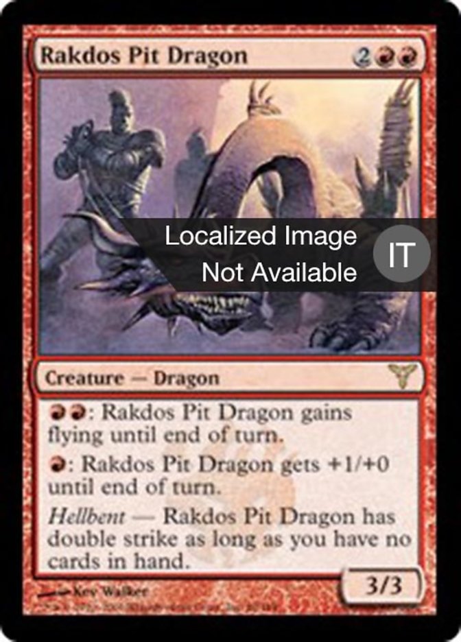 Rakdos Pit Dragon (Dissension #69)