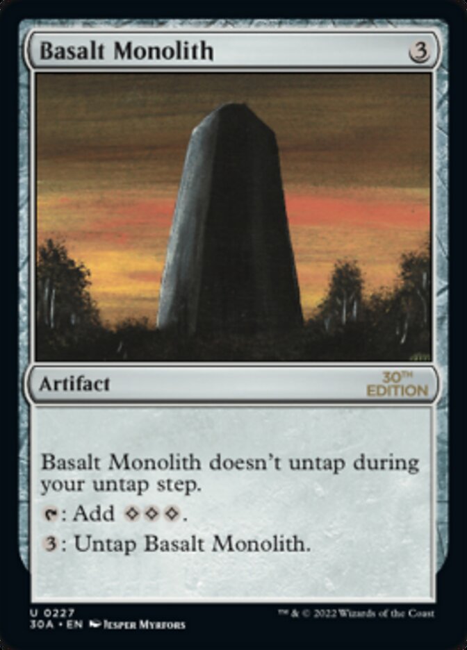 Basalt Monolith (30th Anniversary Edition #227)