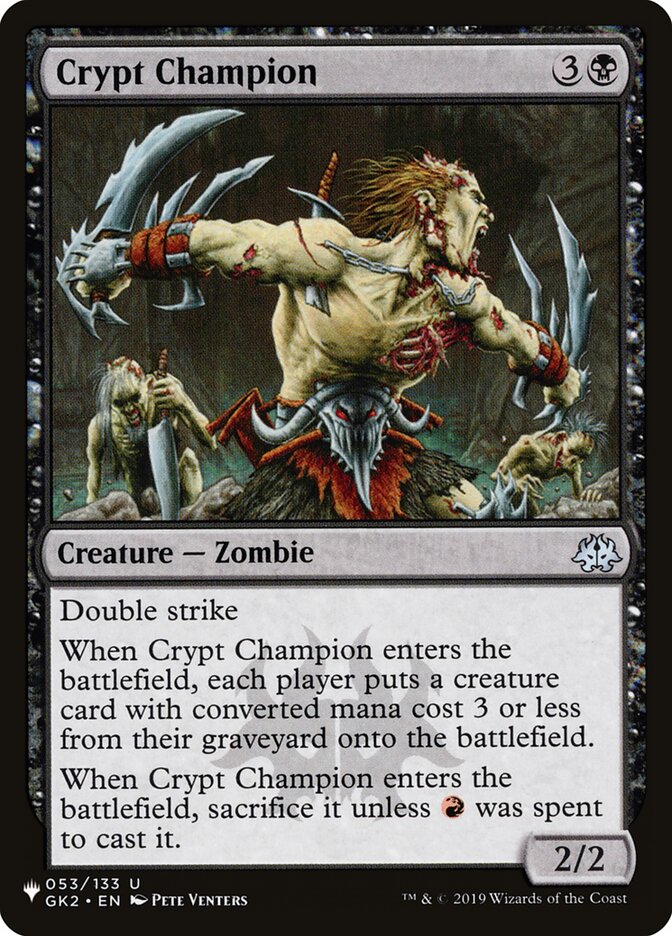 Crypt Champion (The List #GK2-53)