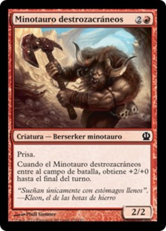 Minotaur Skullcleaver (Theros #130)